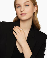 Chatelaine® Ring in 18K Yellow Gold with Pavé Diamonds, 11mm